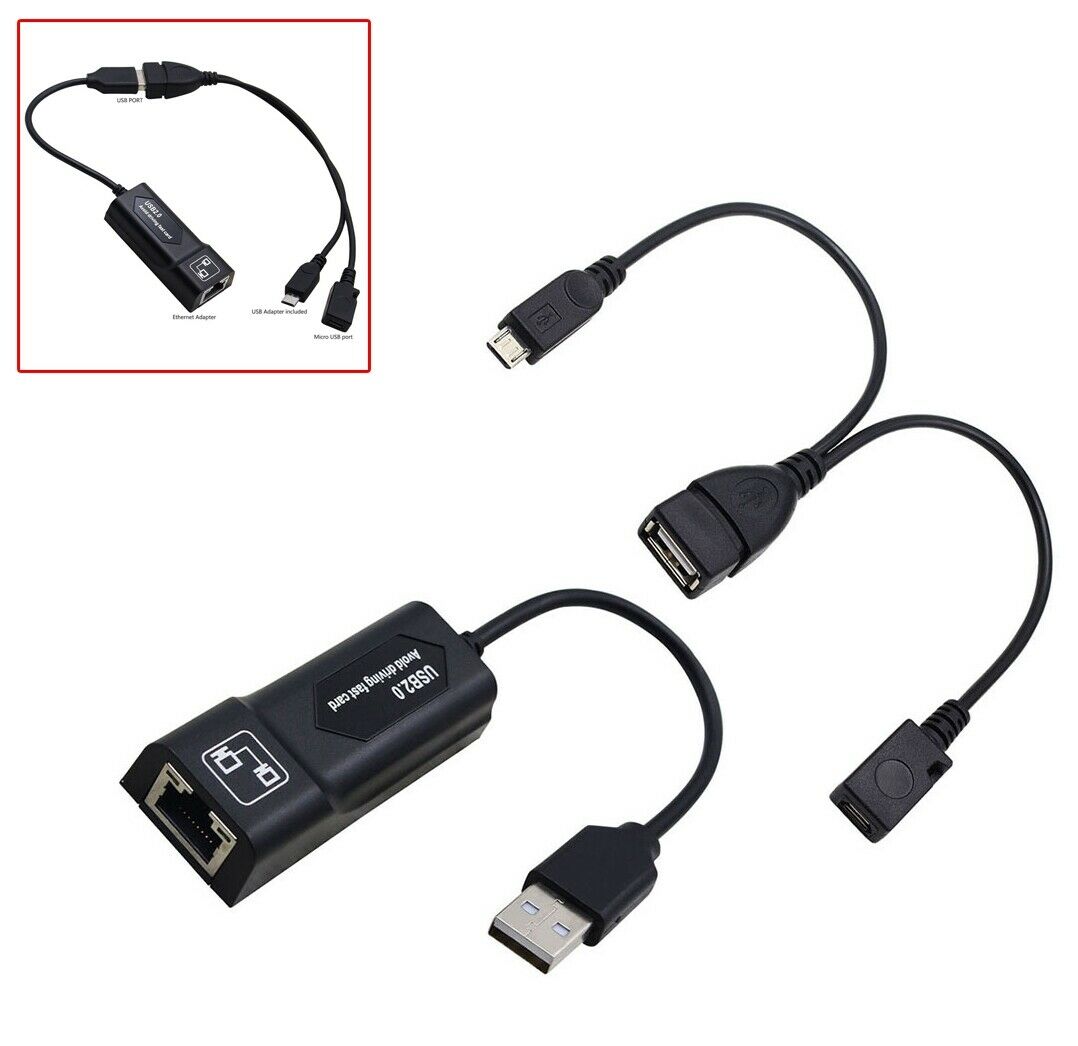 Buffering Rj45 Lan Ethernet Usb Adapter Cable For Amazon Fire Tv 3 Stick Gen 2