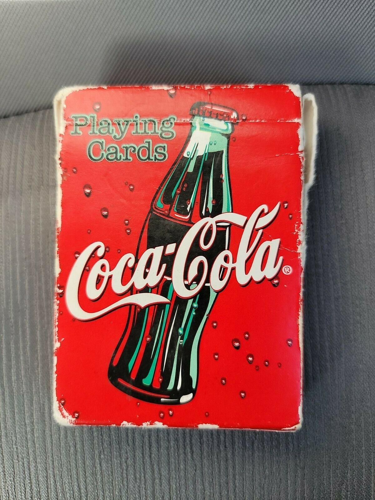 Coca Cola Coke Soda Bottle Logo Playing Cards Deck Bicycle Open Complete