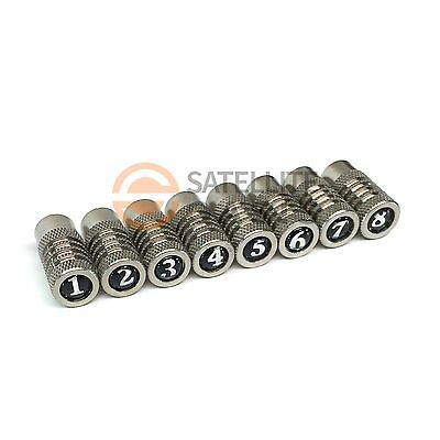 8 Replacement Coax Cable Mapper Terminator Toner Ends
